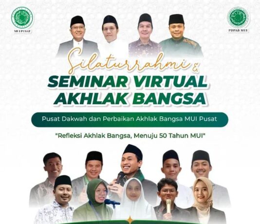 Seminar Virtual Akhlak Bangsa, PD-PAB MUI dan Generasi Milenial